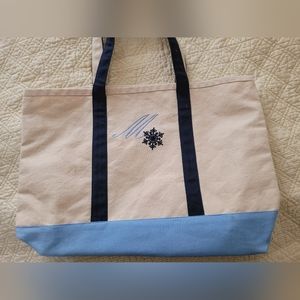 "M" Canvas Bag